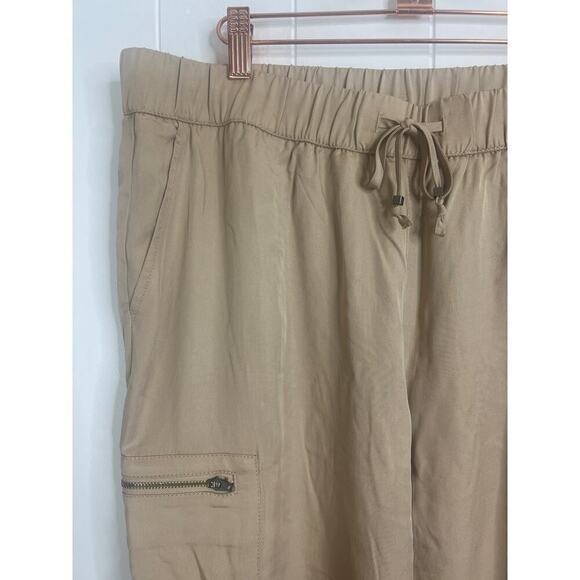 NWT Banana Republic Factory Store Tan Elastic Waist Jogger Size Large - Picture 4 of 7